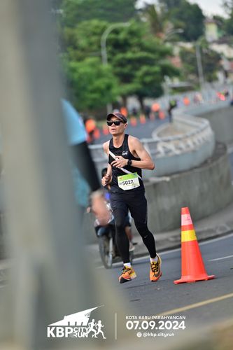 Race photo from KBP City Run 2024