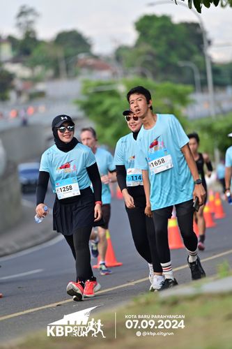 Race photo from KBP City Run 2024