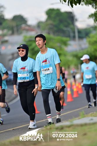 Race photo from KBP City Run 2024