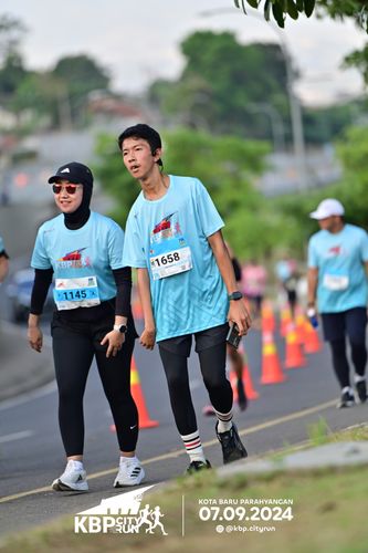 Race photo from KBP City Run 2024