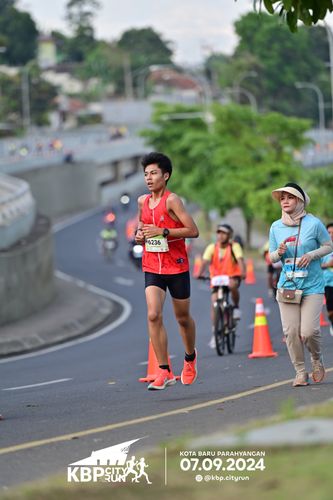 Race photo from KBP City Run 2024