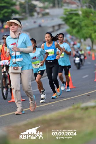 Race photo from KBP City Run 2024