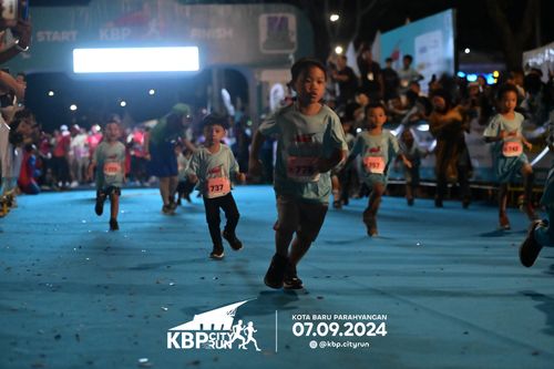 Race photo from KBP City Run 2024