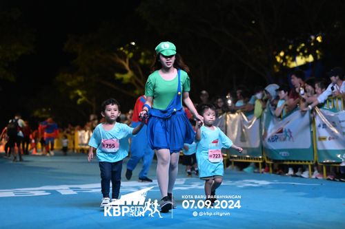 Race photo from KBP City Run 2024
