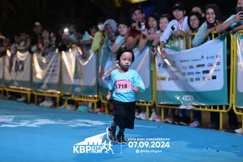 Race photo from KBP City Run 2024