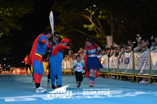 Race photo from KBP City Run 2024