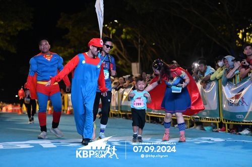 Race photo from KBP City Run 2024
