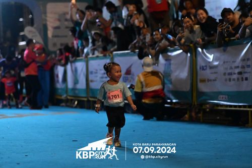 Race photo from KBP City Run 2024