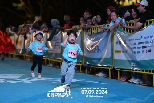 Race photo from KBP City Run 2024