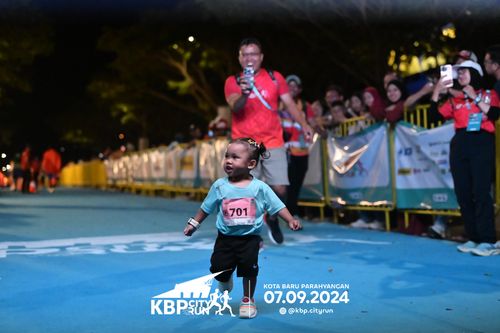 Race photo from KBP City Run 2024