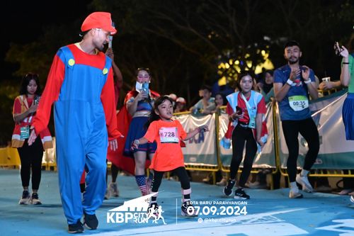 Race photo from KBP City Run 2024