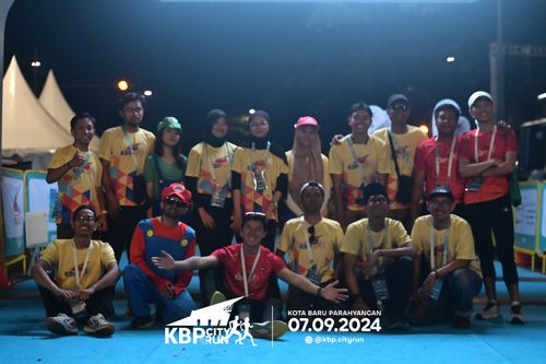 Race photo from KBP City Run 2024