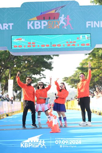 Race photo from KBP City Run 2024