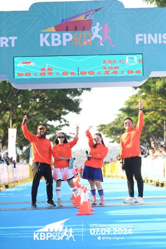 Race photo from KBP City Run 2024