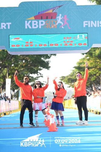 Race photo from KBP City Run 2024