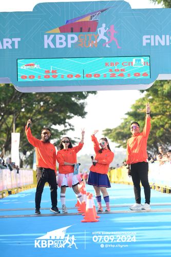 Race photo from KBP City Run 2024