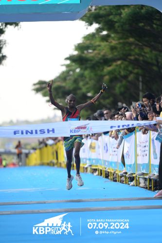 Race photo from KBP City Run 2024