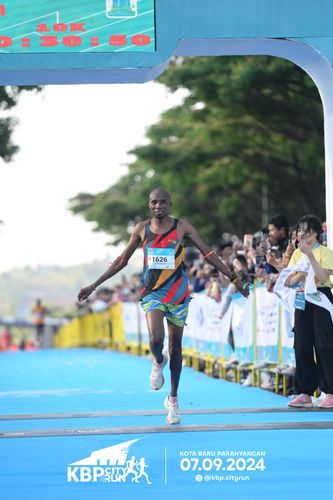 Race photo from KBP City Run 2024