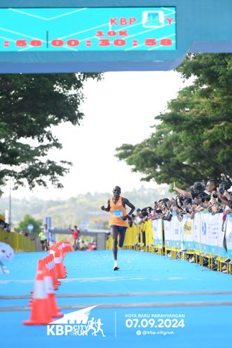 Race photo from KBP City Run 2024