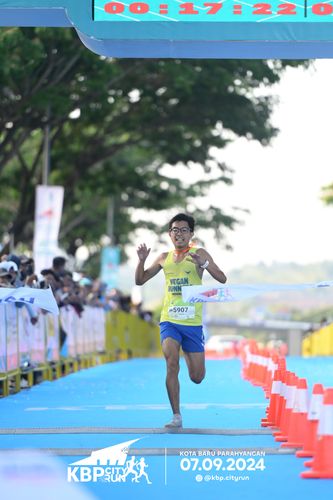 Race photo from KBP City Run 2024
