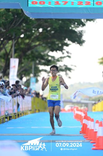 Race photo from KBP City Run 2024