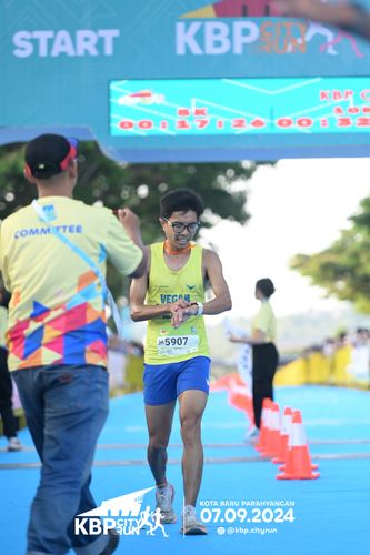 Race photo from KBP City Run 2024