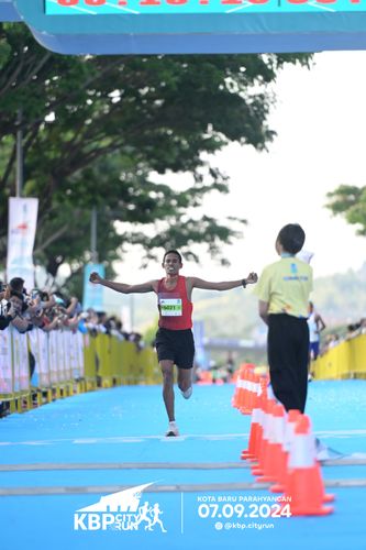Race photo from KBP City Run 2024