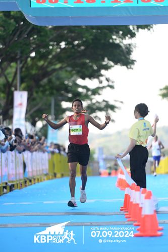 Race photo from KBP City Run 2024