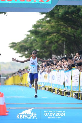 Race photo from KBP City Run 2024