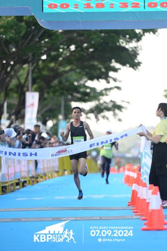 Race photo from KBP City Run 2024