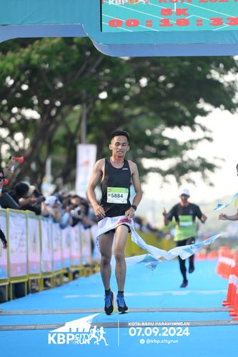 Race photo from KBP City Run 2024