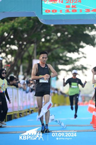 Race photo from KBP City Run 2024
