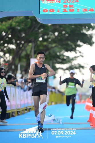 Race photo from KBP City Run 2024