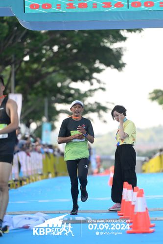Race photo from KBP City Run 2024