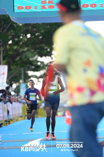 Race photo from KBP City Run 2024