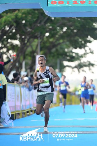 Race photo from KBP City Run 2024