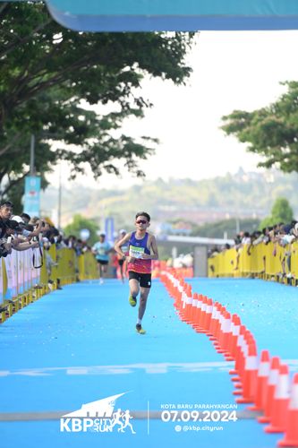 Race photo from KBP City Run 2024