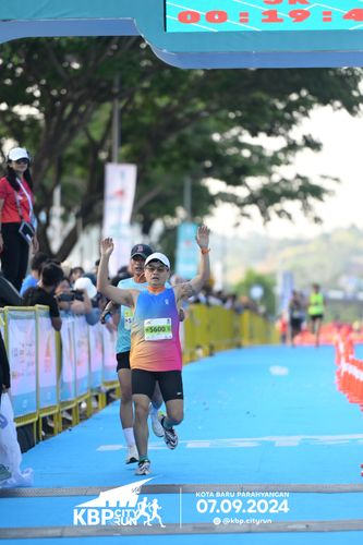 Race photo from KBP City Run 2024