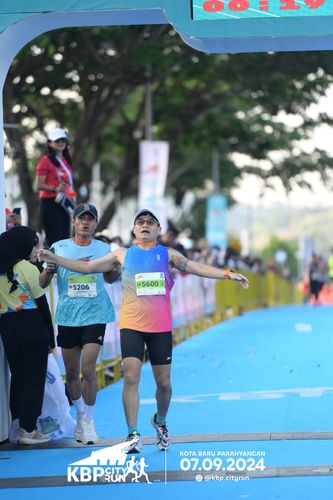 Race photo from KBP City Run 2024