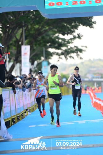 Race photo from KBP City Run 2024