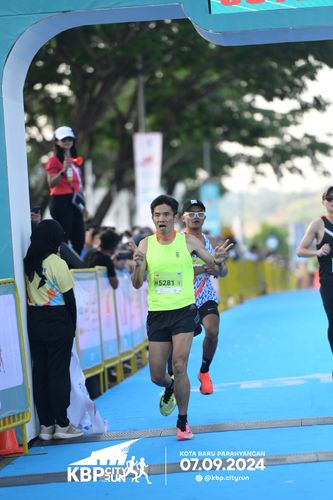 Race photo from KBP City Run 2024
