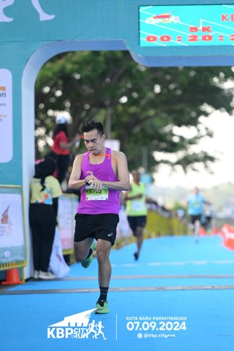 Race photo from KBP City Run 2024