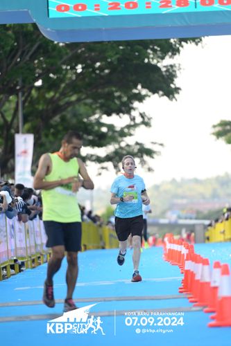 Race photo from KBP City Run 2024
