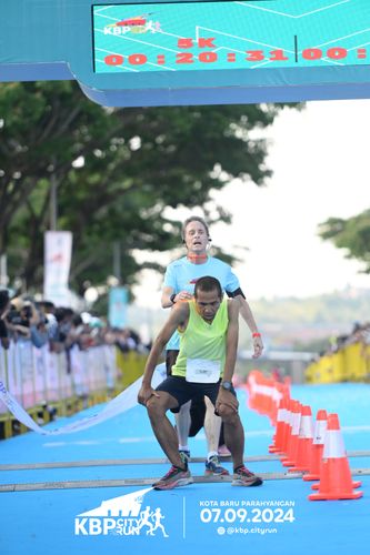 Race photo from KBP City Run 2024
