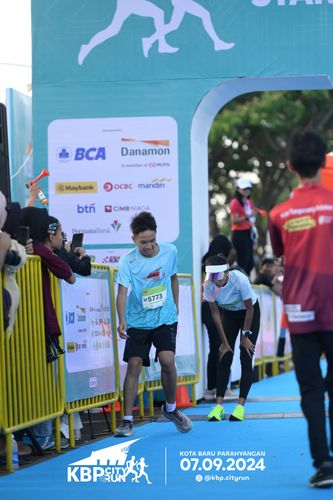 Race photo from KBP City Run 2024