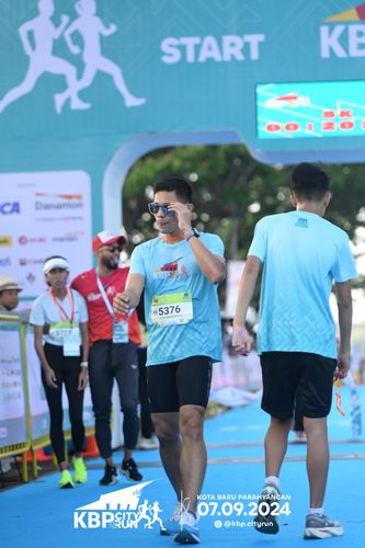 Race photo from KBP City Run 2024