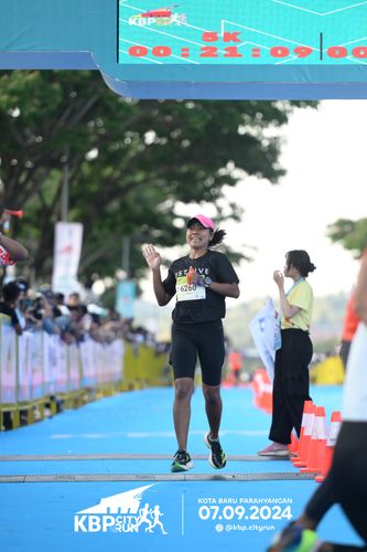 Race photo from KBP City Run 2024