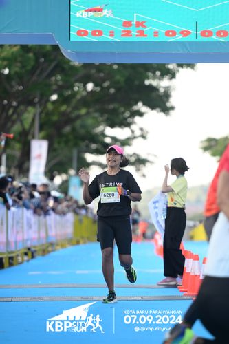 Race photo from KBP City Run 2024
