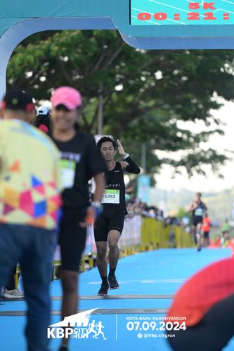 Race photo from KBP City Run 2024
