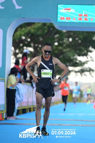 Race photo from KBP City Run 2024